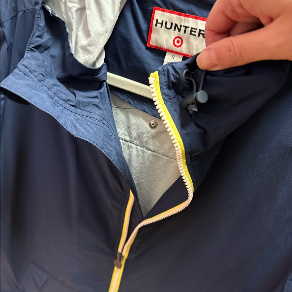 Hunter Dark Blue Jacket With Light Gray Lining - image 7